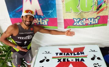 Crisanto Grajales y Camila Alonzo Se Coronan en el Triatlón Xel-Há 2018